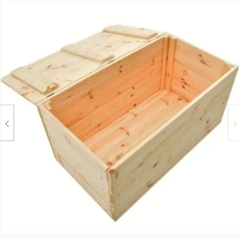 CASSAPANCA BAULE PANCA IN LEGNO DI PINO VERNICIABILE NATURALE 100X40X43 Cm 415 V 4 CASSAPANCA BAULE PANCA IN LEGNO DI PINO VERNICIABILE NATURALE 100X40X43 Cm 415 V - immagine 2