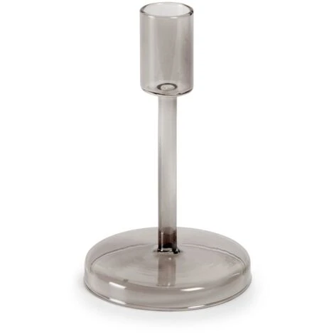 Kave Home - Portacandele Piccolo Zulma In Vetro Nero 3 Kave Home - Portacandele Piccolo Zulma In Vetro Nero