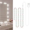 14 PCS Luci Per Specchio Per Trucco A LED Dimmerabili Touch Control Luci Per Specchio Cosmetico Luce Per Specchio Da Bagno Con Cavo USB Strisce Luminose A LED Specchio Per Toeletta -Armonia Decor 88044042 1