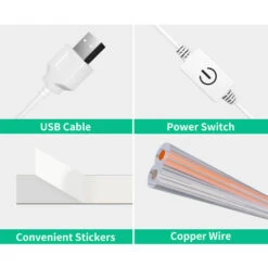 14 PCS Luci Per Specchio Per Trucco A LED Dimmerabili Touch Control Luci Per Specchio Cosmetico Luce Per Specchio Da Bagno Con Cavo USB Strisce Luminose A LED Specchio Per Toeletta 9 14 PCS Luci Per Specchio Per Trucco A LED Dimmerabili Touch Control Luci Per Specchio Cosmetico Luce Per Specchio Da Bagno Con Cavo USB Strisce Luminose A LED Specchio Per Toeletta -Armonia Decor 88044042 3