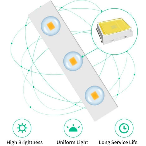 14 PCS Luci Per Specchio Per Trucco A LED Dimmerabili Touch Control Luci Per Specchio Cosmetico Luce Per Specchio Da Bagno Con Cavo USB Strisce Luminose A LED Specchio Per Toeletta 7 14 PCS Luci Per Specchio Per Trucco A LED Dimmerabili Touch Control Luci Per Specchio Cosmetico Luce Per Specchio Da Bagno Con Cavo USB Strisce Luminose A LED Specchio Per Toeletta - immagine 5