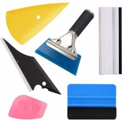 Kit Di Strumenti Per La Copertura Di Pellicole Per Vetri Per Auto In Vinile, 6 Pezzi Pellicola Per Vetri Per Vetri Protettivi Per Veicoli Strumento Per L'installazione Di Vinile In Tinta Per Avvolgere