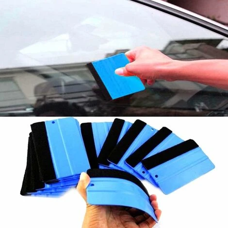 Seccatoio Con Bordo In Fibra Per Pellicola In Vinile Per Auto Seccatoio Adesivo Per Vetri Per Finestre Strumento Raschietto Per Bordi In Feltro Per Set Di 2 Pezzi Per Decalcomanie 5 Seccatoio Con Bordo In Fibra Per Pellicola In Vinile Per Auto Seccatoio Adesivo Per Vetri Per Finestre Strumento Raschietto Per Bordi In Feltro Per Set Di 2 Pezzi Per Decalcomanie - immagine 3