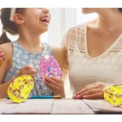 Uova Di Pasqua Da Decorare In Polistirolo Decorazioni Pasquali Con Brillantini -Armonia Decor 88773295 2