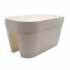 Vaso Fiorera Per Ringhiera Ovale ORLANDO Vari Colori 45x45x24 H - Colore: Bianco -Armonia Decor 88777166 1