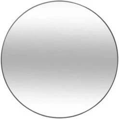 Specchio Alice In Metallo Nero D76cm - Atmosphera Créateur D'intérieur