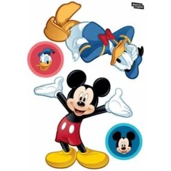 Adesivo Da Parete Di Topolino E 3 Amici -Armonia Decor 89358610 3