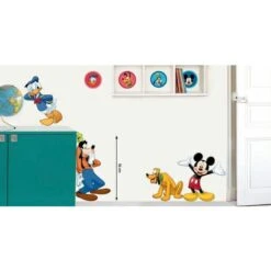 Adesivo Da Parete Di Topolino E 3 Amici -Armonia Decor 89358610 4