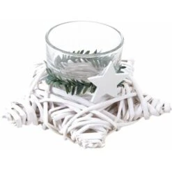 Portacandele A Stella In Stecca Laccata