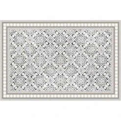 Tappeto Vinilico Per Interni E Per Esterni, Tessere Marocchine 90 X 60 Cm