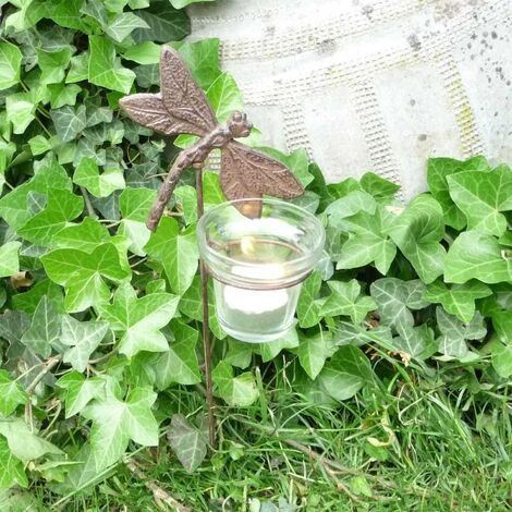 ESSCHERT DESIGN Portacandele Da Giardino Su Punte (Set Di 4) 5 ESSCHERT DESIGN Portacandele Da Giardino Su Punte (Set Di 4) - immagine 3