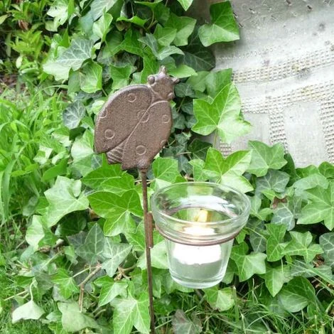 ESSCHERT DESIGN Portacandele Da Giardino Su Punte (Set Di 4) 7 ESSCHERT DESIGN Portacandele Da Giardino Su Punte (Set Di 4) - immagine 5