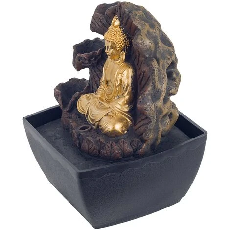 Fontana Da Interno In Resina Buddha E Roccia 4 Fontana Da Interno In Resina Buddha E Roccia - immagine 2