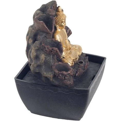 Fontana Da Interno In Resina Buddha E Roccia 6 Fontana Da Interno In Resina Buddha E Roccia - immagine 4