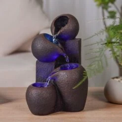 Fontana Zen In Resina Con LED Luba -Armonia Decor 89362866 4