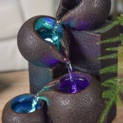 Fontana Zen In Resina Con LED Luba -Armonia Decor 89362866 5