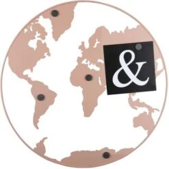 Mappa Del Mondo In Metallo Con Magneti Mappa Del Mondo -Armonia Decor 89365333 3