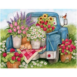 12 16 Pollici Fiore Fai Da Te Kit Pittura Diamante 5d Trapano Completo Diamante Pittura Estate Fiore Motivo Acrilico Strass Mosaico Pittura Mestiere Decorazione Della Parete Di Casa Regalo Senza Corn