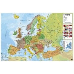 Cartellone Mappa Europa
