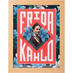 Stampa Incorniciata 30x40 Cm Frida Kahlo
