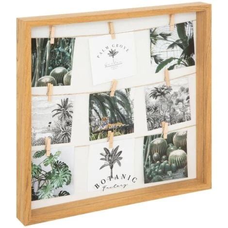 Portafoto Bota, Legno, 40x40 Cm - Atmosphera Créateur D'intérieur 3 Portafoto Bota, Legno, 40x40 Cm - Atmosphera Créateur D'intérieur