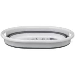 Cesto Portabiancheria Pieghevole 21l Grigio E Bianco - 5 Five Simply Smart -Armonia Decor 90573872 4