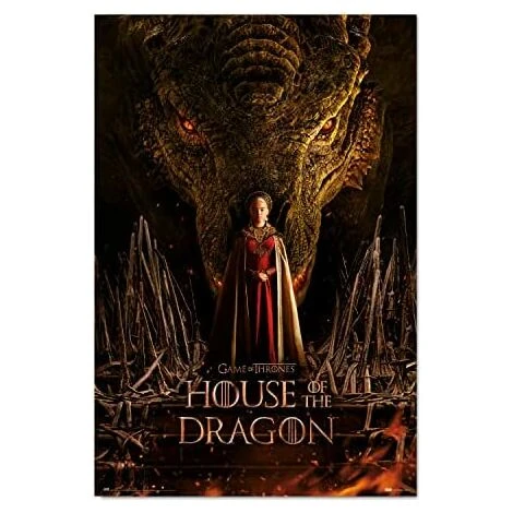 Benchmade Poster La Casa Del Drago Rhaenyra Targaryen 3 Benchmade Poster La Casa Del Drago Rhaenyra Targaryen