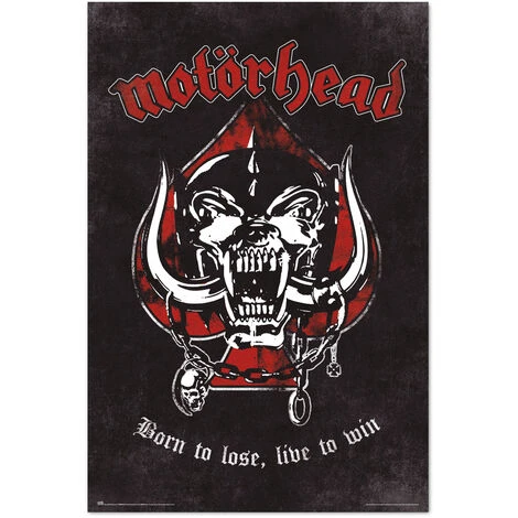 Buck Poster Motorhead Nato Per Perdere 3 Buck Poster Motorhead Nato Per Perdere