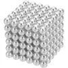 216Pcs 3mm Magnetic Ball Set Magic Magnet Cube Building Toy Per Alleviare Lo Stress Colore Argento