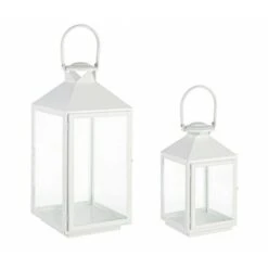 2x Set2 Lanterna Classy Bianco Op