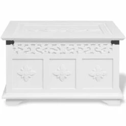 Vidaxl Set 2 Pezzi Cassapanche Bianche 9 Vidaxl Set 2 Pezzi Cassapanche Bianche -Armonia Decor 90938955 3