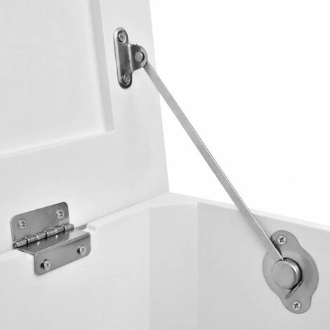 Vidaxl Set 2 Pezzi Cassapanche Bianche 7 Vidaxl Set 2 Pezzi Cassapanche Bianche - immagine 5