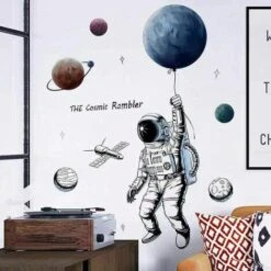 Adesivo Murale I Camera Del Bambino Pianeta Spazio Luna Adesivo Murale I Decorazione Della Parete Della Camera Da Letto Dell'adolescente 9 Adesivo Murale I Camera Del Bambino Pianeta Spazio Luna Adesivo Murale I Decorazione Della Parete Della Camera Da Letto Dell'adolescente -Armonia Decor 91195568 3