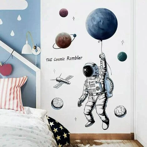 Adesivo Murale I Camera Del Bambino Pianeta Spazio Luna Adesivo Murale I Decorazione Della Parete Della Camera Da Letto Dell'adolescente 6 Adesivo Murale I Camera Del Bambino Pianeta Spazio Luna Adesivo Murale I Decorazione Della Parete Della Camera Da Letto Dell'adolescente - immagine 4
