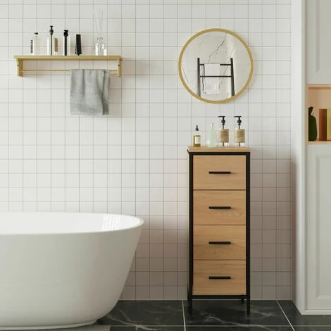 WOLTU Specchio Da Parete Rotondo Ø40 Cm. Specchio Rotondo Dorato Con Cornice In Metallo. Specchiera Da Bagno. Specchio Per Trucco. Specchio Decorativo Da Parete. Per Camera Da Letto. Ingresso 4 WOLTU Specchio Da Parete Rotondo Ø40 Cm. Specchio Rotondo Dorato Con Cornice In Metallo. Specchiera Da Bagno. Specchio Per Trucco. Specchio Decorativo Da Parete. Per Camera Da Letto. Ingresso - immagine 2