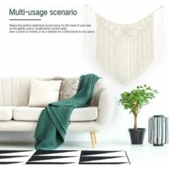 Boho Macramè Appeso A Parete Decorazioni Per La Casa Fatte A Mano Decorazione Murale Con Perline Per Soggiorno Camera Da Letto Matrimoniale 100x96 Cm 8 Boho Macramè Appeso A Parete Decorazioni Per La Casa Fatte A Mano Decorazione Murale Con Perline Per Soggiorno Camera Da Letto Matrimoniale 100x96 Cm -Armonia Decor 91724630 2
