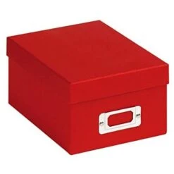 Walther Fun - Scatola Regalo Per Foto, Carta, Rosso, 10 X 15 Cm