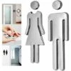 2pcs 12x4cmWC Ristorante Pubblico Hotel Mensa Bagno Adesivo Porta Segno 1 2pcs 12x4cmWC Ristorante Pubblico Hotel Mensa Bagno Adesivo Porta Segno -Armonia Decor 92051926 1