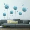 Blue Allium Wall Sticker Flower Ball Wall Sticker Wall Decor Baby Nursery Soggiorno Camera Da Letto 1 Blue Allium Wall Sticker Flower Ball Wall Sticker Wall Decor Baby Nursery Soggiorno Camera Da Letto -Armonia Decor 92053186 1