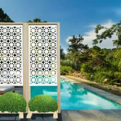 PSYCHEDELIC - Separè - Paravento Modulabile - 70x190cm - In Legno E PVC Bianco 8 PSYCHEDELIC - Separè - Paravento Modulabile - 70x190cm - In Legno E PVC Bianco -Armonia Decor 92498690 3