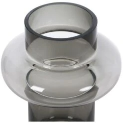 Vaso D.16,5 X H.25 Cm In Vetro Colorato Vetro Grigio Fumo - VALOIT -Armonia Decor 92849571 3