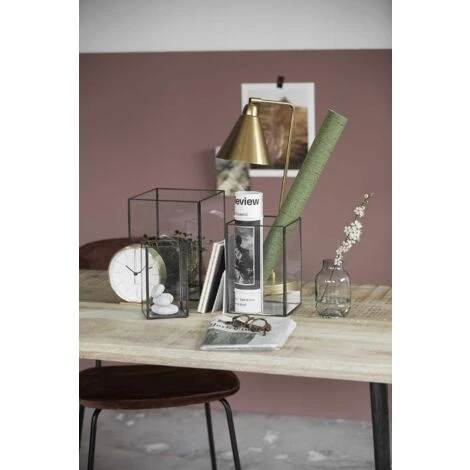 House Doctor Orologio Da Tavolo Hannah, Oro, 15 X 15 Cm 5 House Doctor Orologio Da Tavolo Hannah, Oro, 15 X 15 Cm - immagine 3