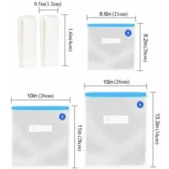 None Ensemble De Sacs De Stockage De Nourriture En 17pcs -Armonia Decor 92960417 3