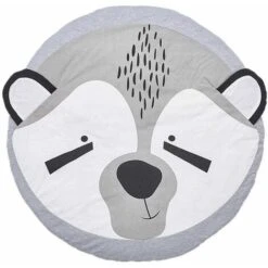 Tappetino Da Gioco Per Bambini Tappetino Da Gioco Per Bambini Tappetino Da Gioco In Cotone 95 Cm (Raccoon)