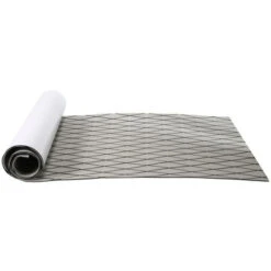 Randaco Tappetino Per Pavimenti Teak Ponte In Schiuma EVA Tappeto Pavimentazione Ponte Per Barche Grigio Chiaro 190 70 0,6 Cm