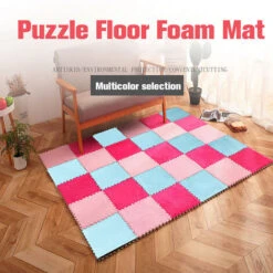 Tappetino Da Gioco Puzzle In Schiuma Eva Tappetino Da Gioco Ad Incastro Piastrelle Morbide Camera Dei Bambini Coperta Da Gioco Camera Da Letto Giunzione Tappetino Marrone Marrone