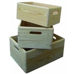 Cassetta Legno Blinky Garden Petunia Set 3 Pezzi