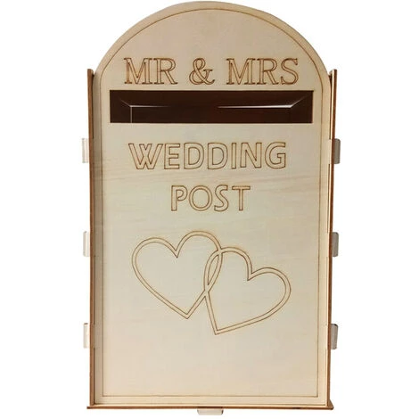 Cassetta Postale Postale In Legno Per Matrimonio Fai-da-te Con Serratura Porta Carte Regalo Vuoto Rustico Per Ricevimento Decorazione Per Feste Di Anniversario Di Matrimonio 4 Cassetta Postale Postale In Legno Per Matrimonio Fai-da-te Con Serratura Porta Carte Regalo Vuoto Rustico Per Ricevimento Decorazione Per Feste Di Anniversario Di Matrimonio - immagine 2