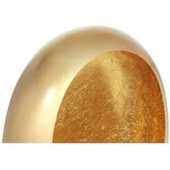 Portacandela L.16 X H.22 Cm In Metallo Dorato Finitura In Ottone E Foglie D'oro - BELINNI -Armonia Decor 93919670 4