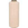 Vaso Grande D. 19 X H. 50 Cm In Metallo Smaltato Beige E Dorato - GORIAT -Armonia Decor 93919677 1
